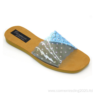 Fish mouth women's sandals with memory foam soles